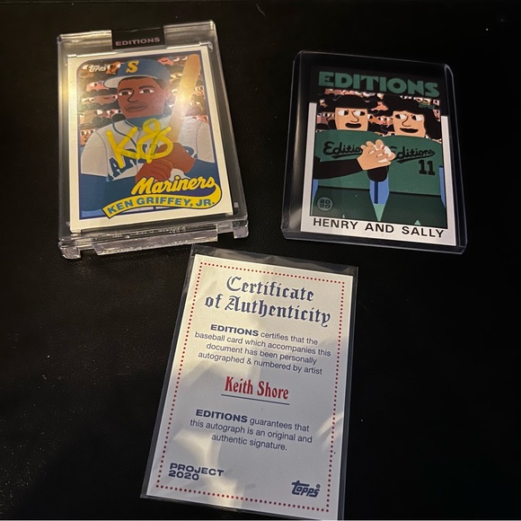 Topps Project 2020 Ken Griffey Jr. Signed Keith Shore 42/50